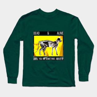 SchrodingerCatAndItsFace Schrodinger Cat Man Science Physcicist T-Shirt 02 Long Sleeve T-Shirt